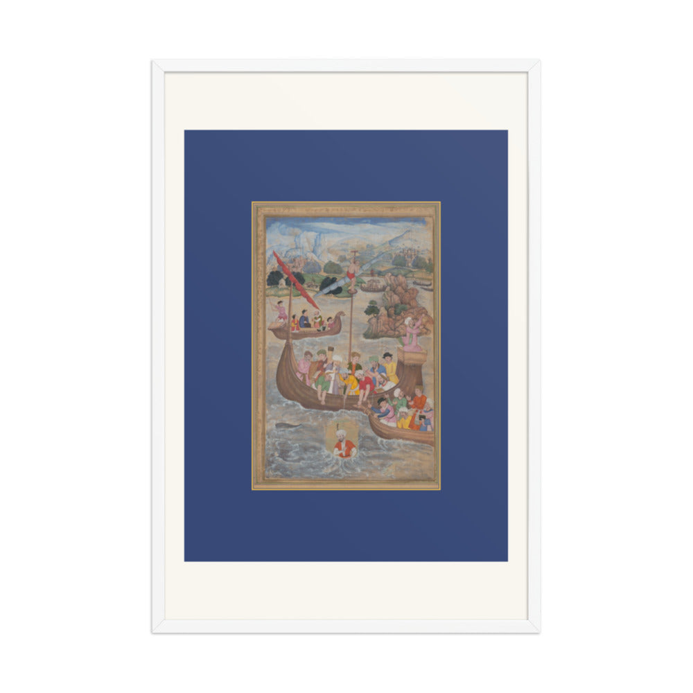 Alexander Lowered into the Sea — Folio from the Khamsa of Amir Khusrau Dihlavi — view 10