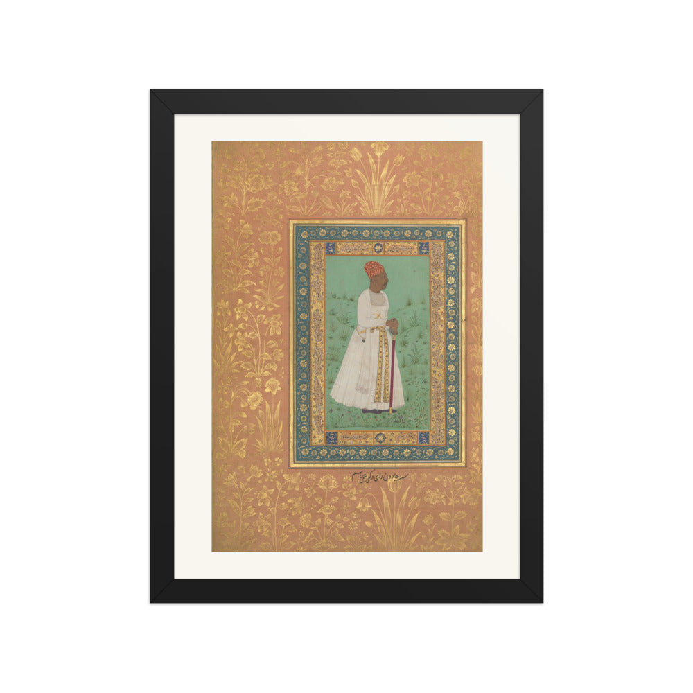 Portrait of Jadun Rai Deccani | Restored Mughal Wall Art — view 2