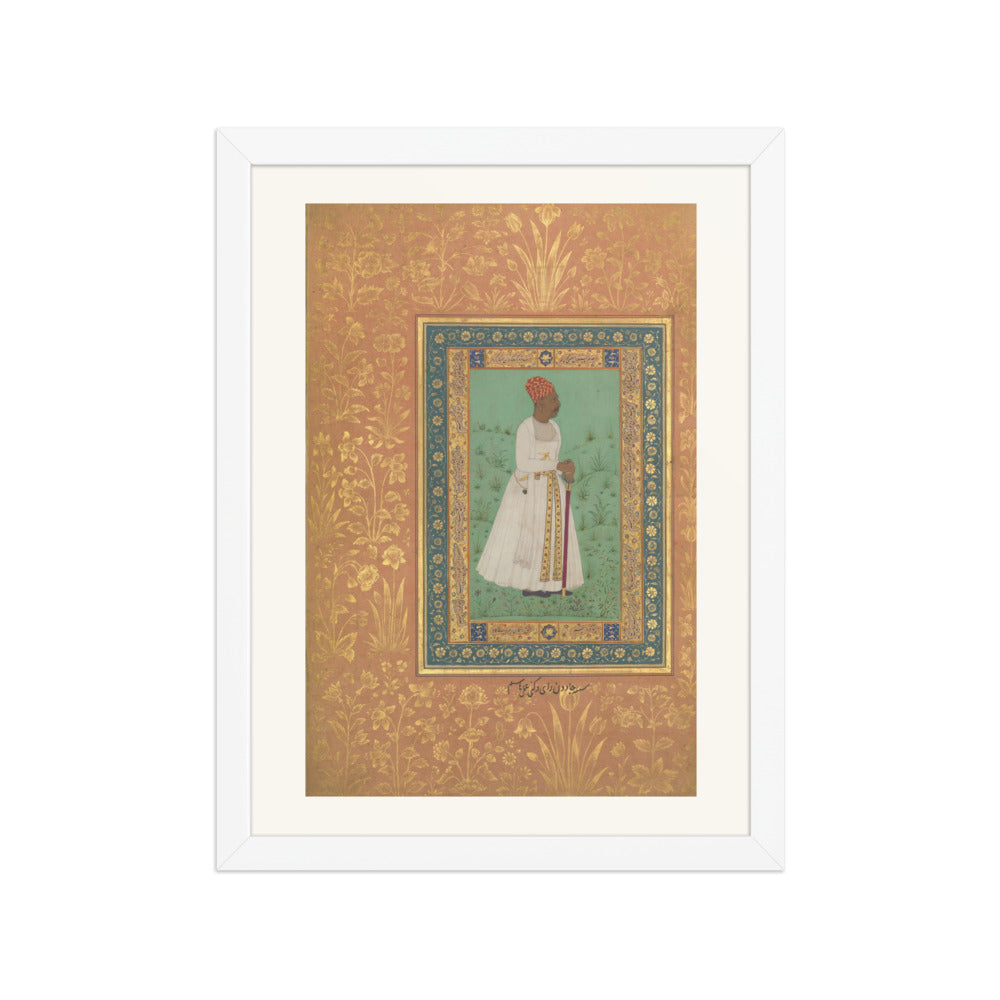 Portrait of Jadun Rai Deccani | Restored Mughal Wall Art — view 6