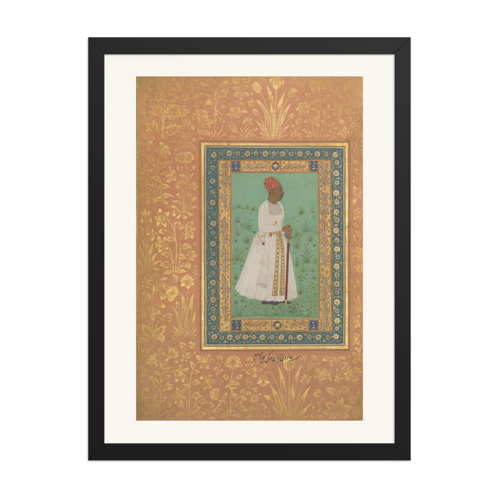 Portrait of Jadun Rai Deccani | Restored Mughal Wall Art — view 1
