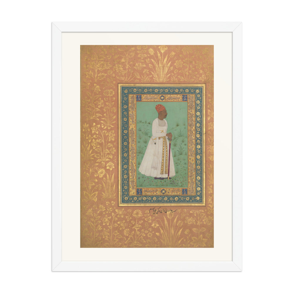 Portrait of Jadun Rai Deccani | Restored Mughal Wall Art — view 5