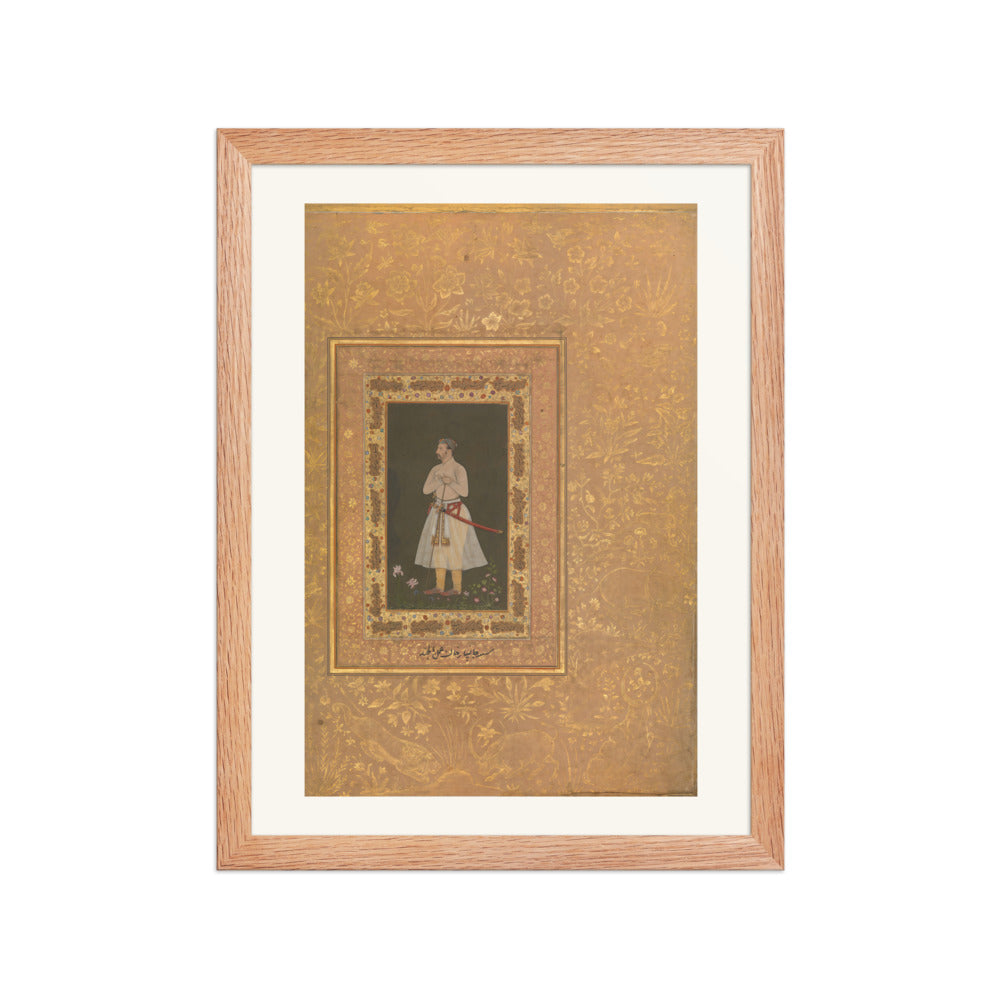 Portrait of Jahangir Beg, Jansipar Khan | Restored Mughal Wall Art — view 4