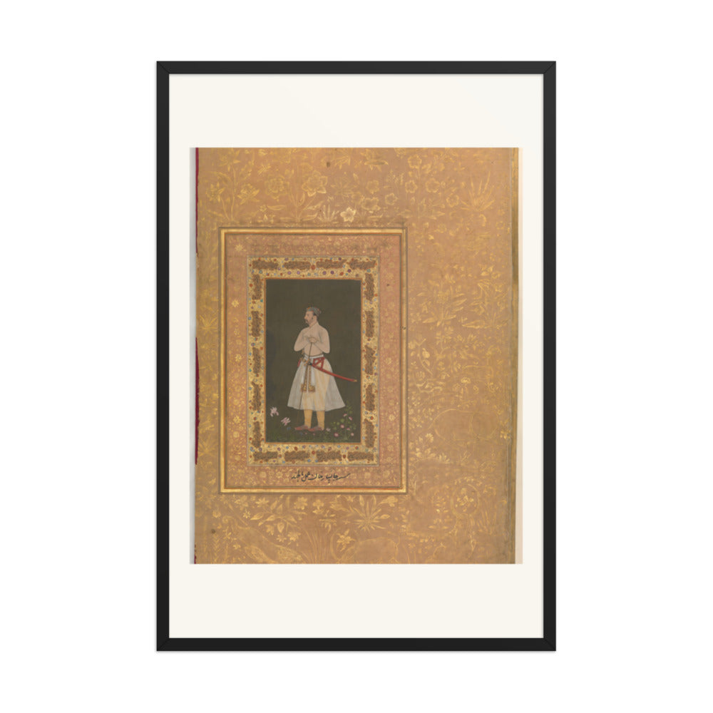 Portrait of Jahangir Beg, Jansipar Khan | Restored Mughal Wall Art — view 7