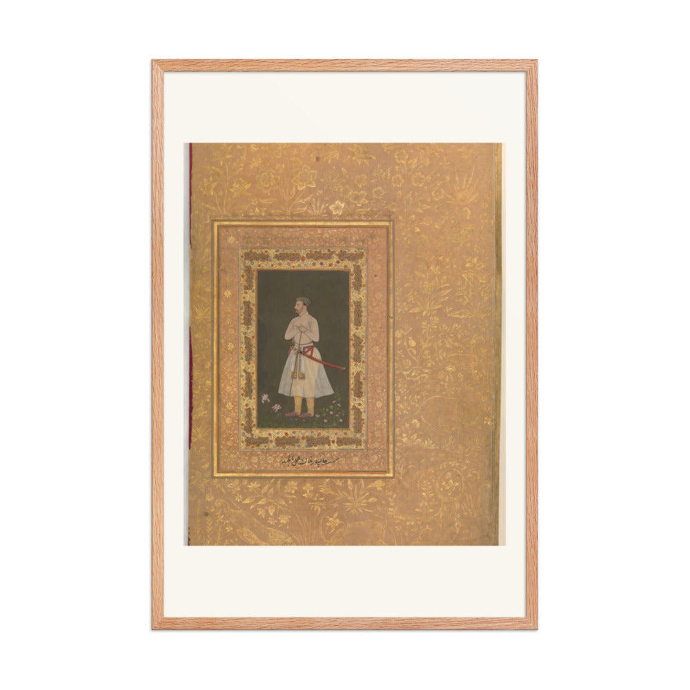 Portrait of Jahangir Beg, Jansipar Khan | Restored Mughal Wall Art — view 8