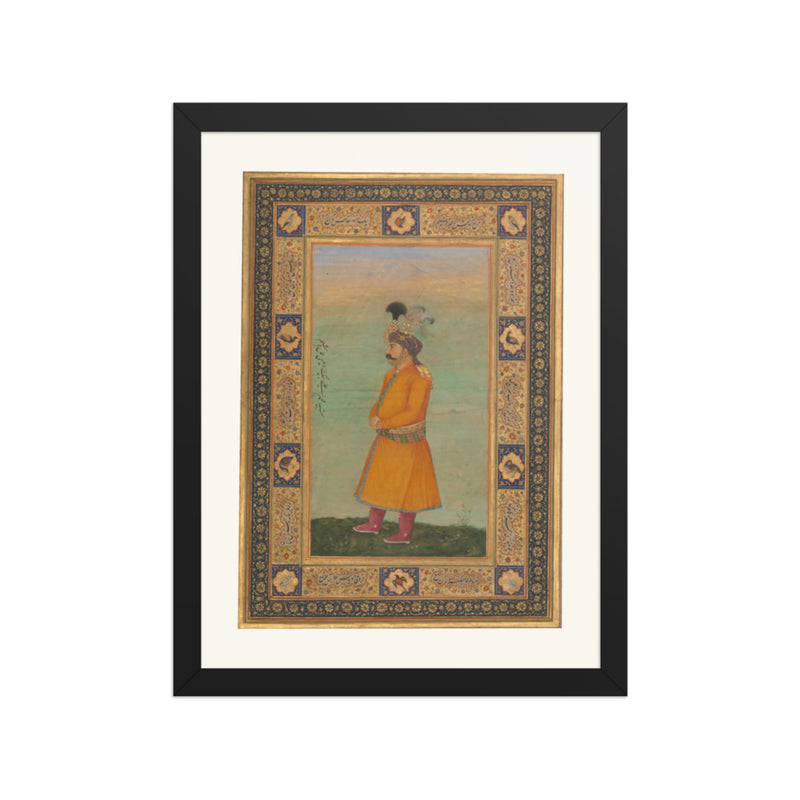 Portrait of Muhammad 'Ali Beg | Restored Mughal Wall Art