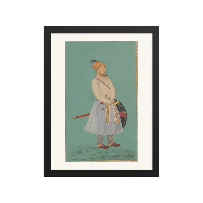 Portrait of Qilich Khan Turani | Restored Mughal Wall Art
