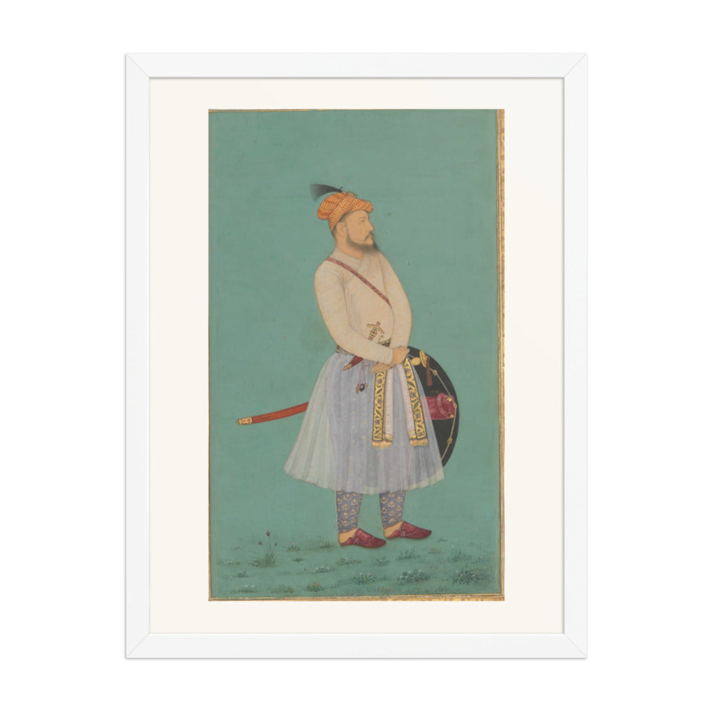 Portrait of Qilich Khan Turani | Restored Mughal Wall Art — view 6