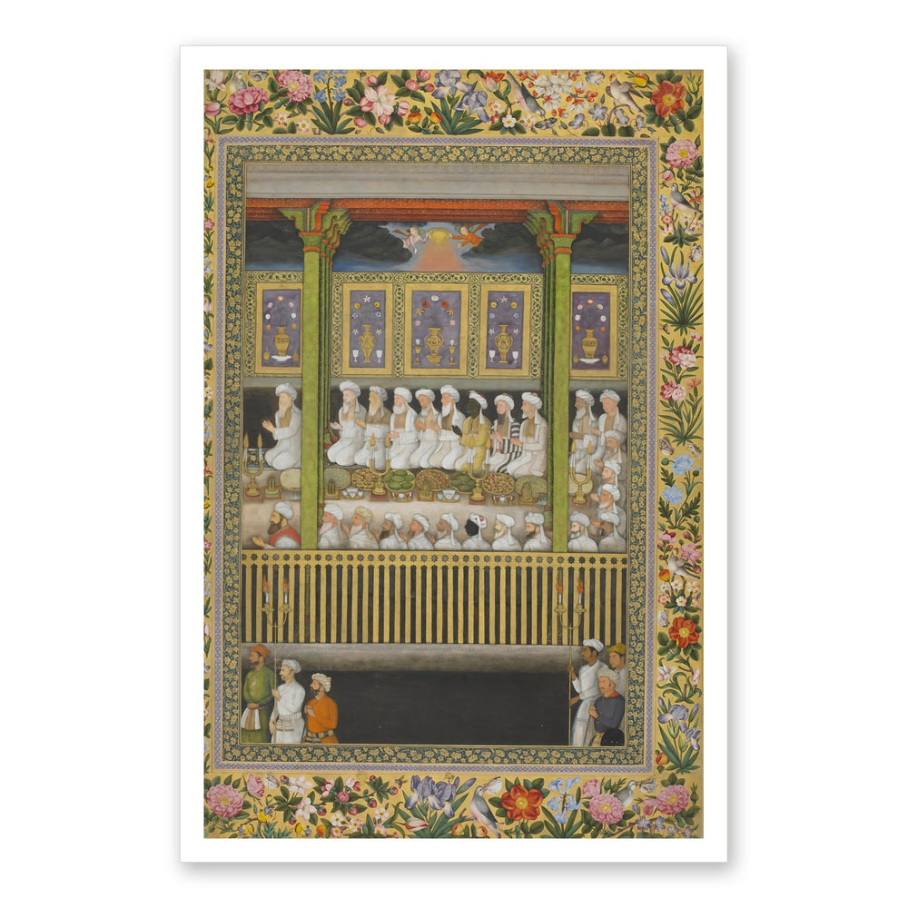 Night Celebration of the Prophet's Birthday — Restored Mughal Wall Art — view 7