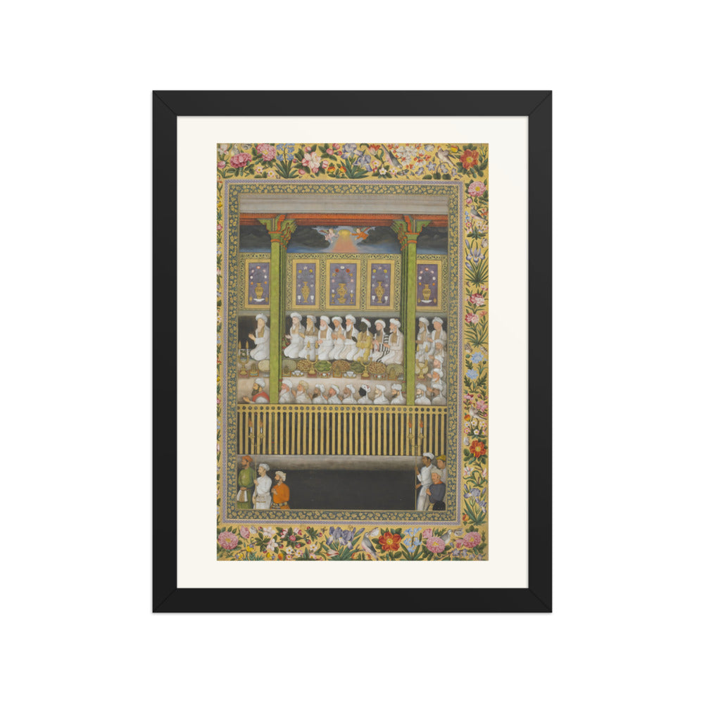 Night Celebration of the Prophet's Birthday — Restored Mughal Wall Art — view 1