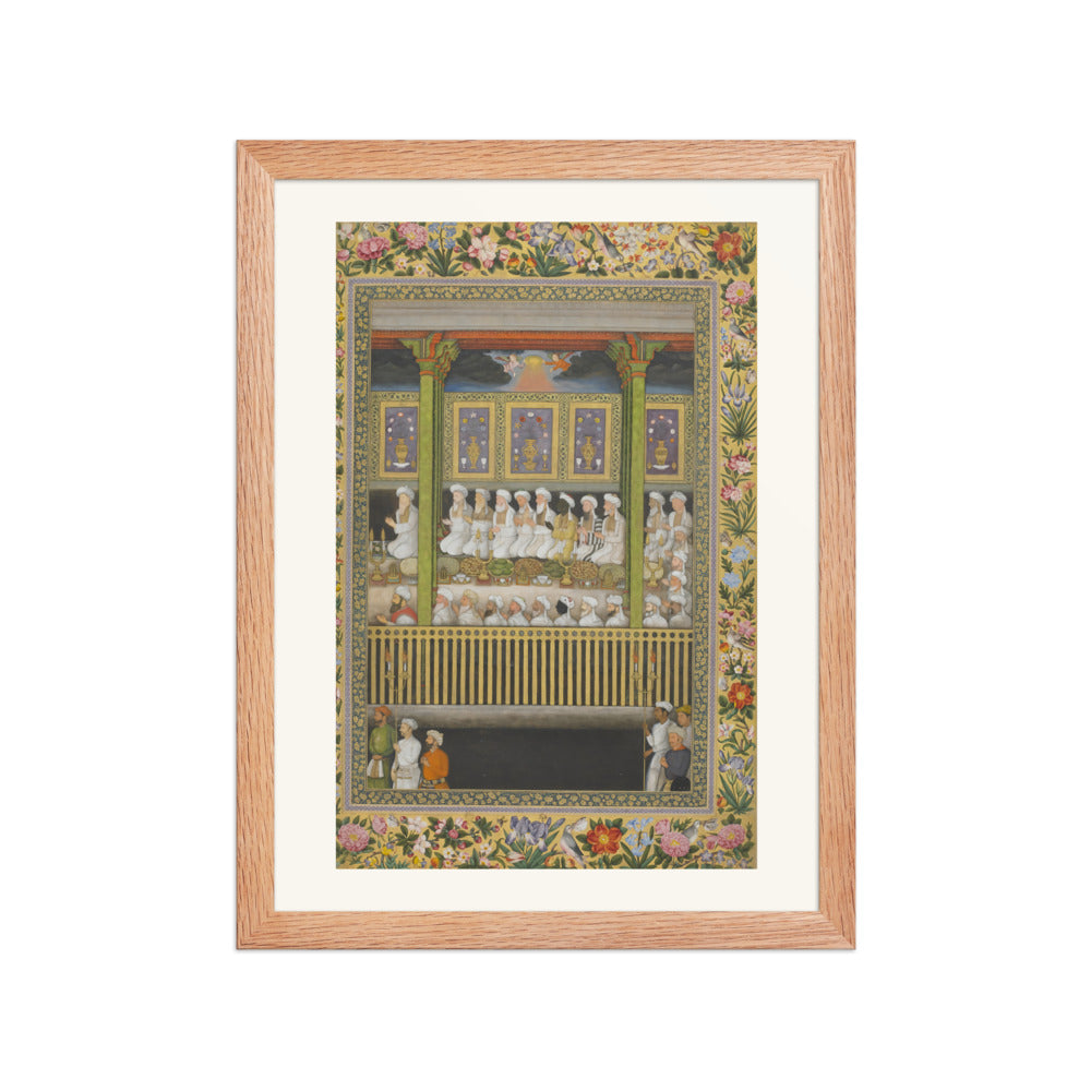 Night Celebration of the Prophet's Birthday — Restored Mughal Wall Art — view 2