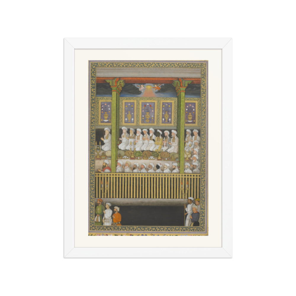 Night Celebration of the Prophet's Birthday — Restored Mughal Wall Art — view 3