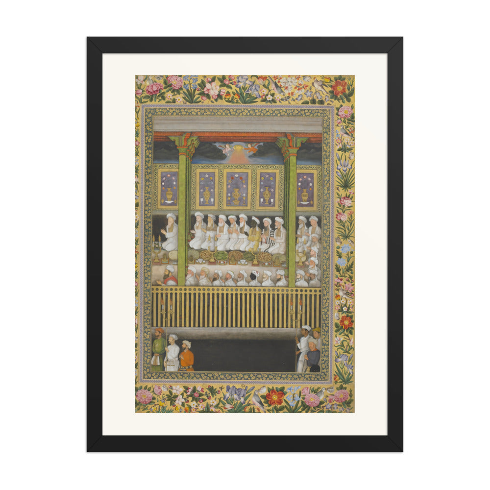 Night Celebration of the Prophet's Birthday — Restored Mughal Wall Art — view 4