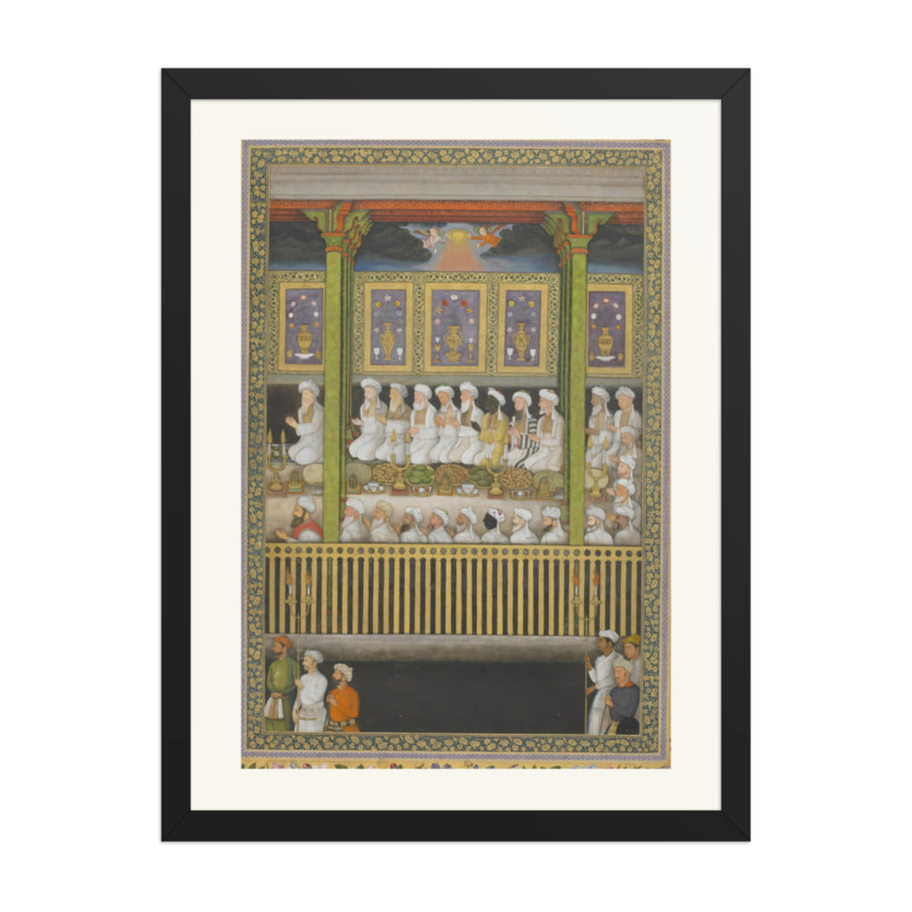 Night Celebration of the Prophet's Birthday — Restored Mughal Wall Art — view 4