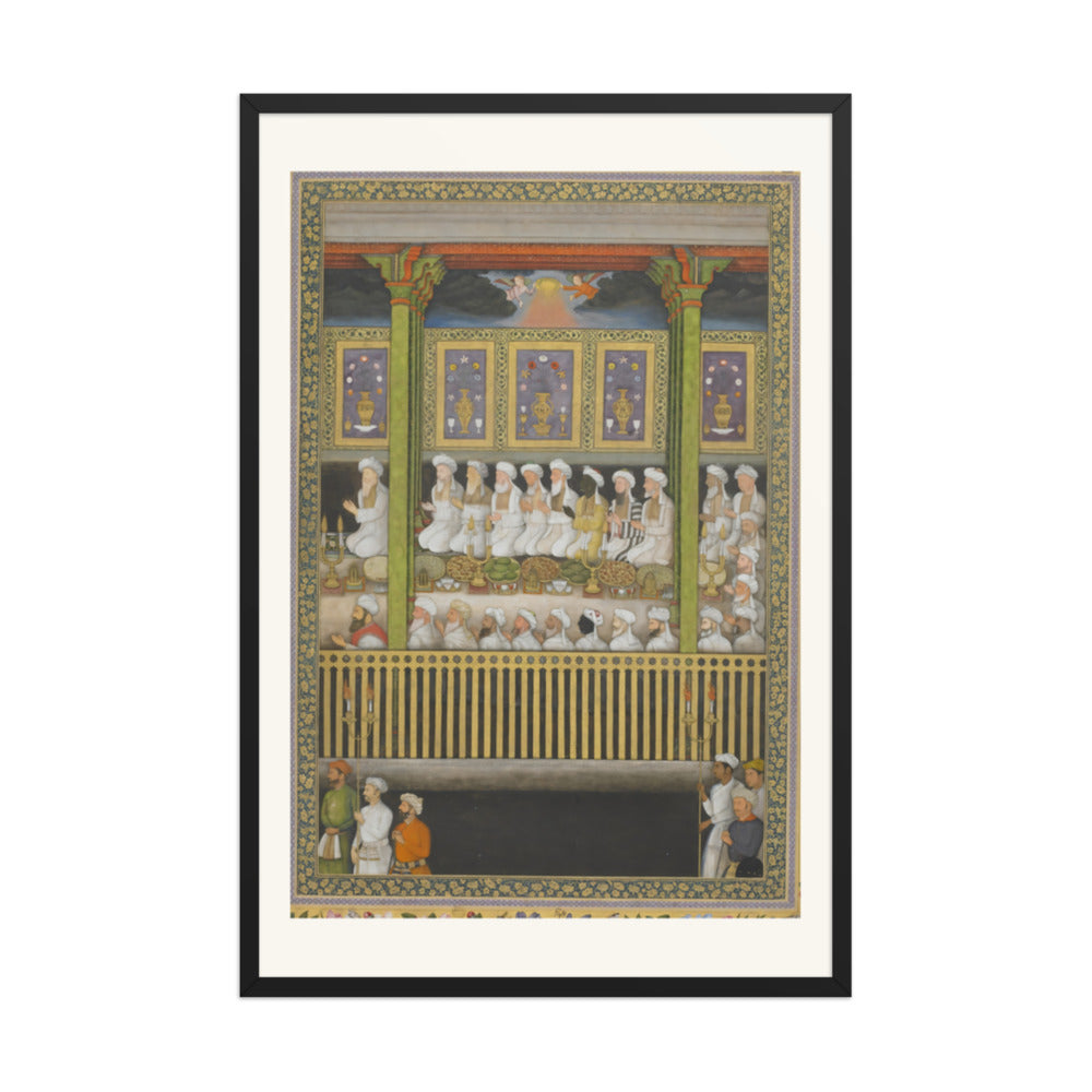 Night Celebration of the Prophet's Birthday — Restored Mughal Wall Art — view 7