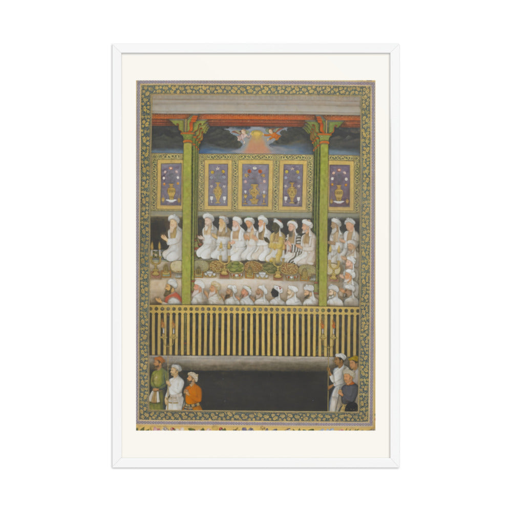 Night Celebration of the Prophet's Birthday — Restored Mughal Wall Art — view 9