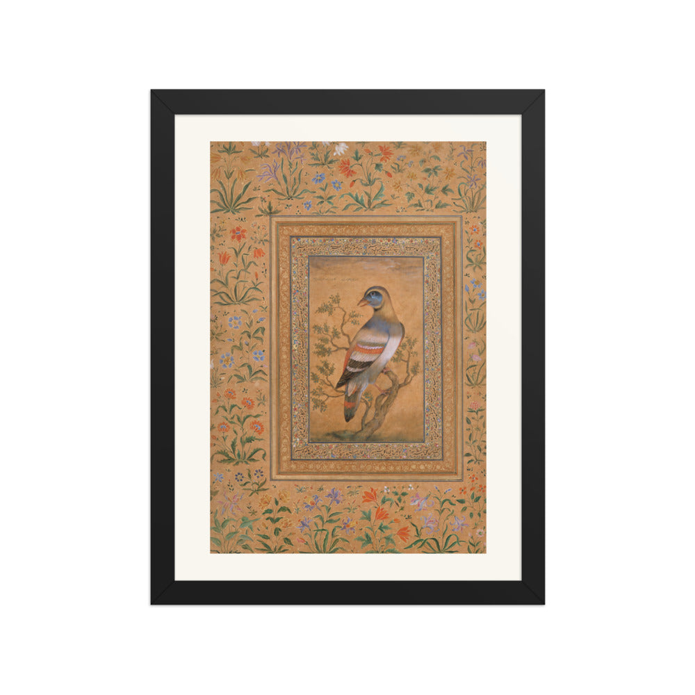 Buqalamun Bird from the Baburnama — Late 16th Century Mughal Album Art — view 2