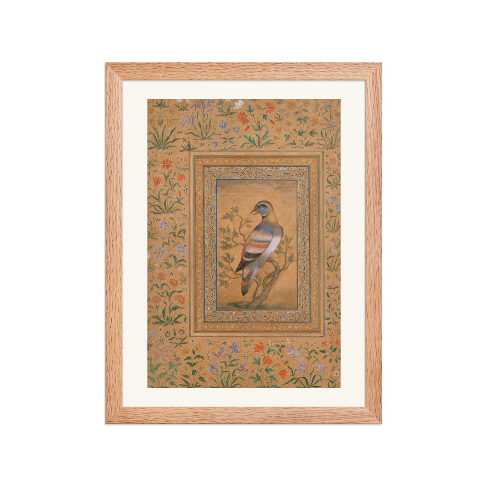 Buqalamun Bird from the Baburnama — Late 16th Century Mughal Album Art — view 4