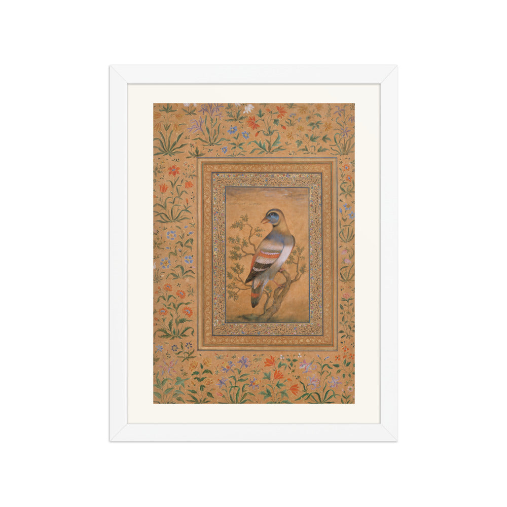 Buqalamun Bird from the Baburnama — Late 16th Century Mughal Album Art — view 6