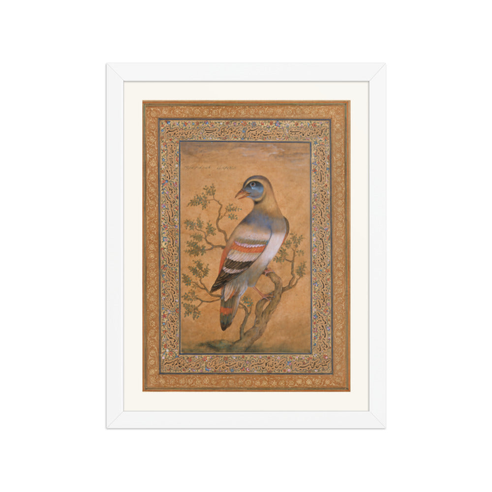 Buqalamun Bird from the Baburnama — Late 16th Century Mughal Album Art — view 3