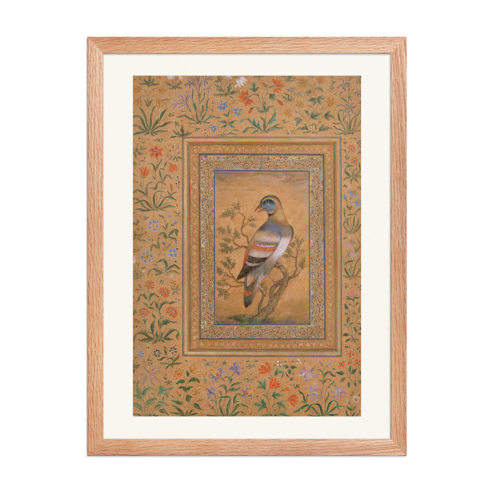 Buqalamun Bird from the Baburnama — Late 16th Century Mughal Album Art — view 3