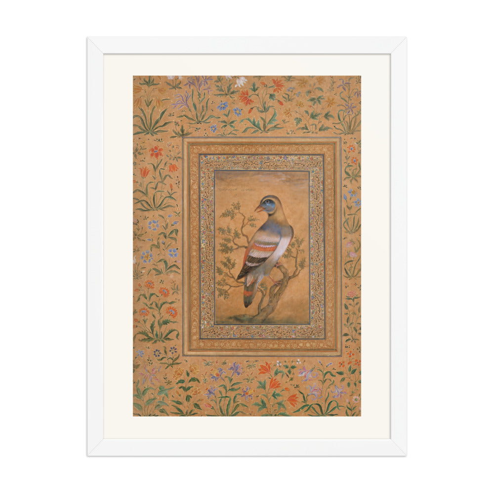 Buqalamun Bird from the Baburnama — Late 16th Century Mughal Album Art — view 5