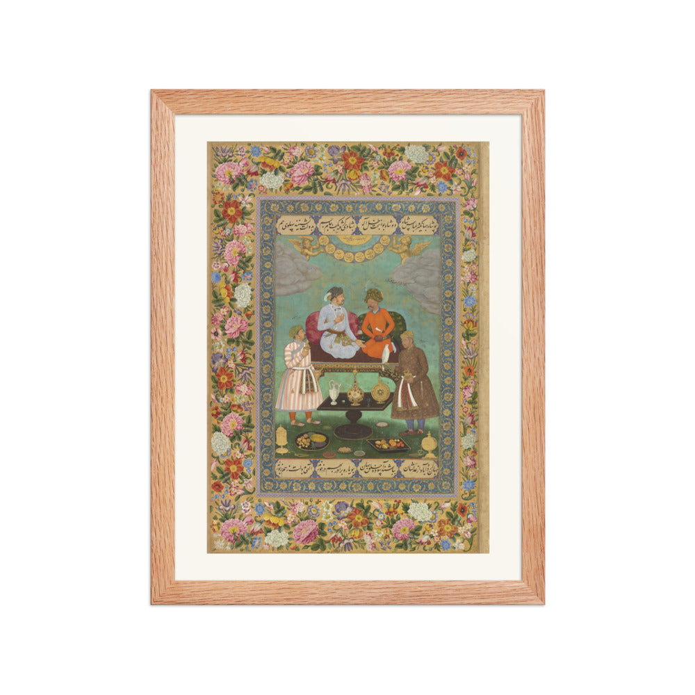 Jahangir Entertains Shah Abbas — Folio from the St. Petersburg Album — view 4