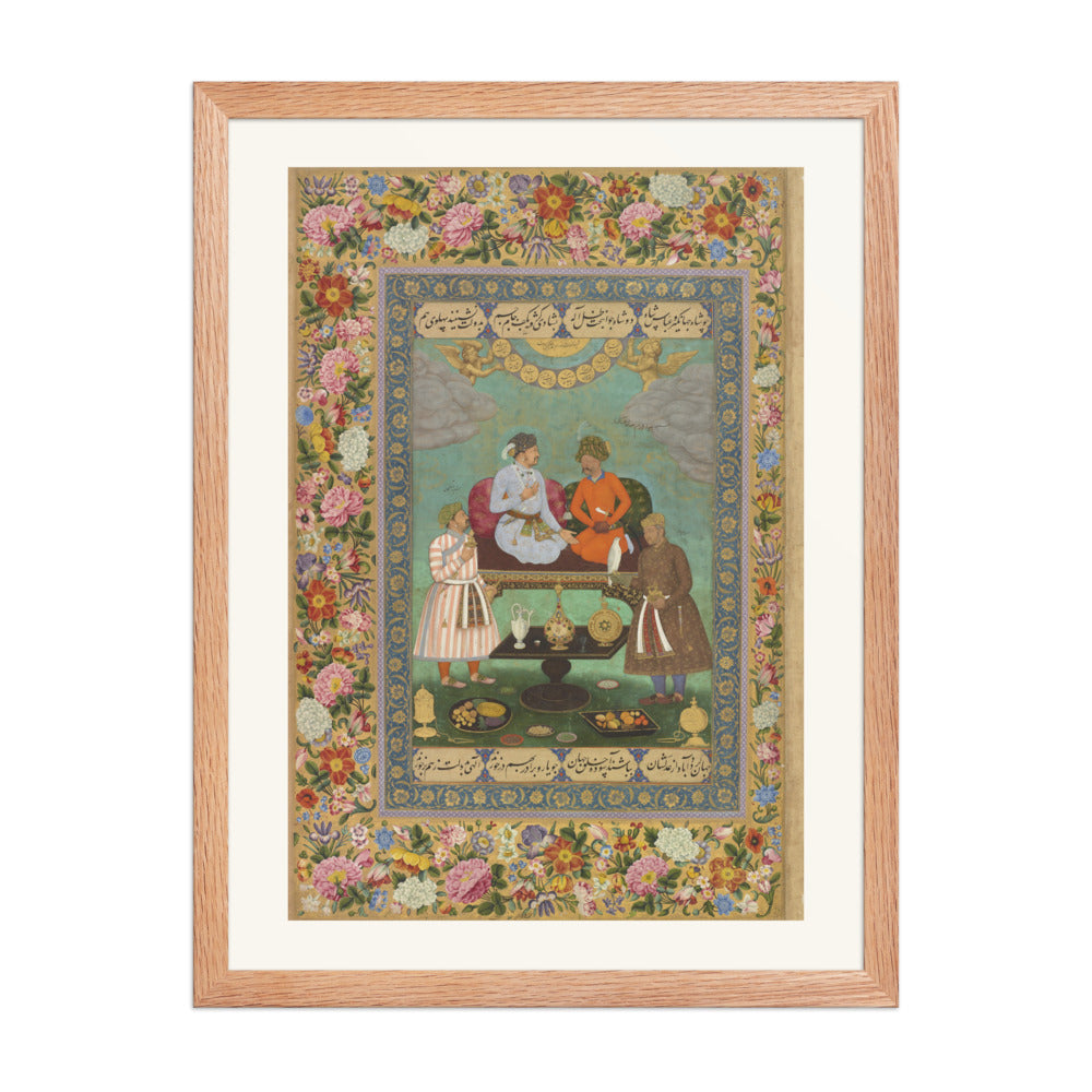 Jahangir Entertains Shah Abbas — Folio from the St. Petersburg Album — view 3