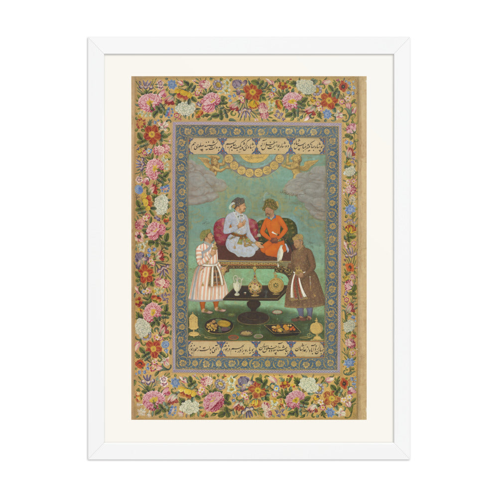 Jahangir Entertains Shah Abbas — Folio from the St. Petersburg Album — view 5