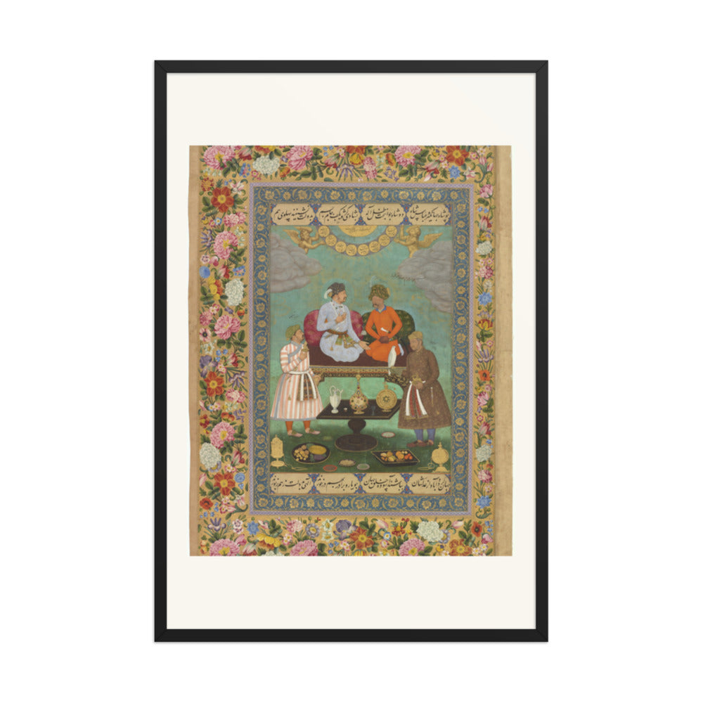 Jahangir Entertains Shah Abbas — Folio from the St. Petersburg Album — view 8