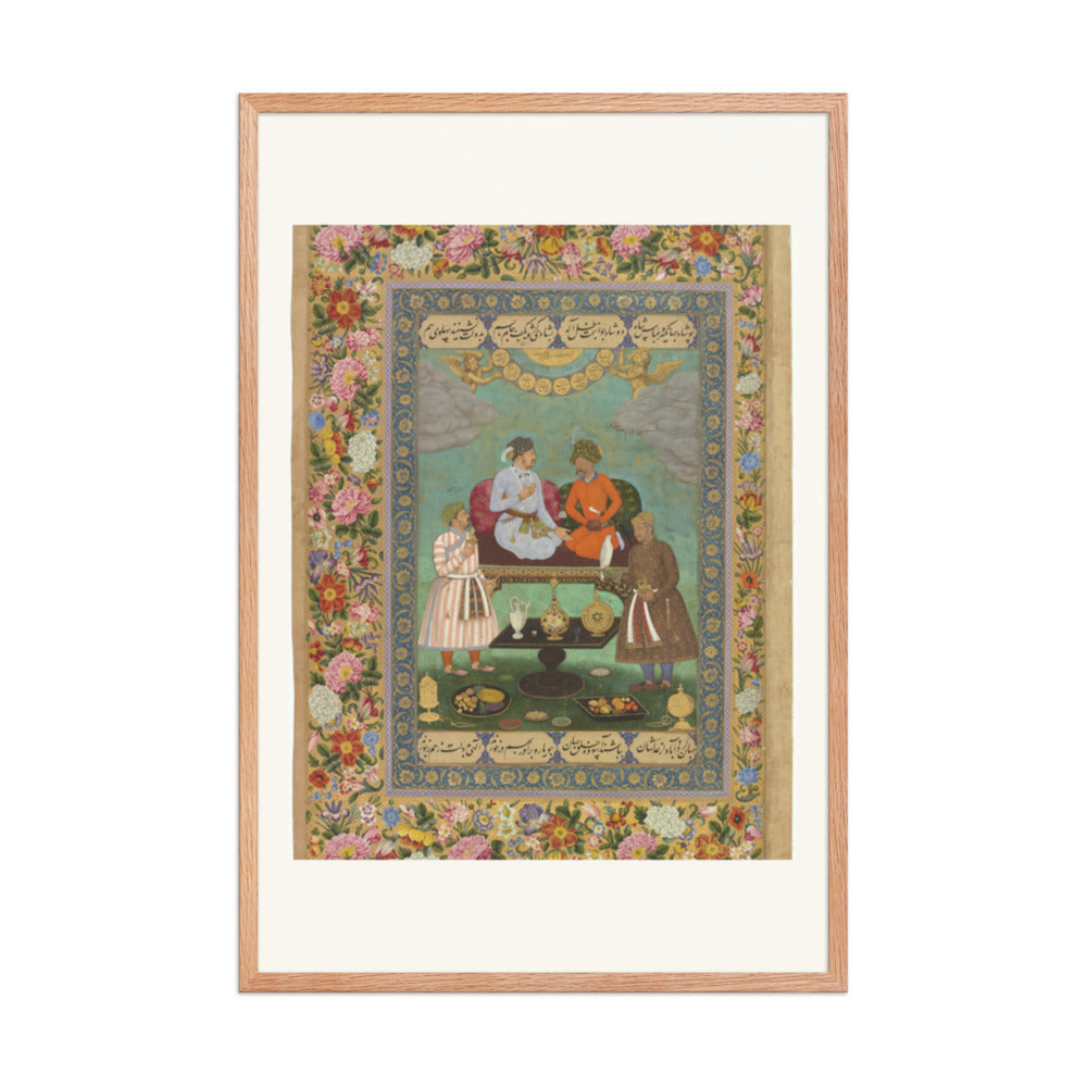 Jahangir Entertains Shah Abbas — Folio from the St. Petersburg Album — view 9