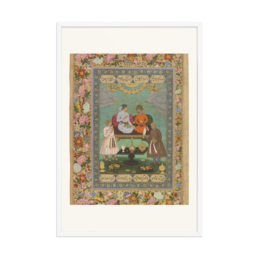 Jahangir Entertains Shah Abbas — Folio from the St. Petersburg Album — view 10