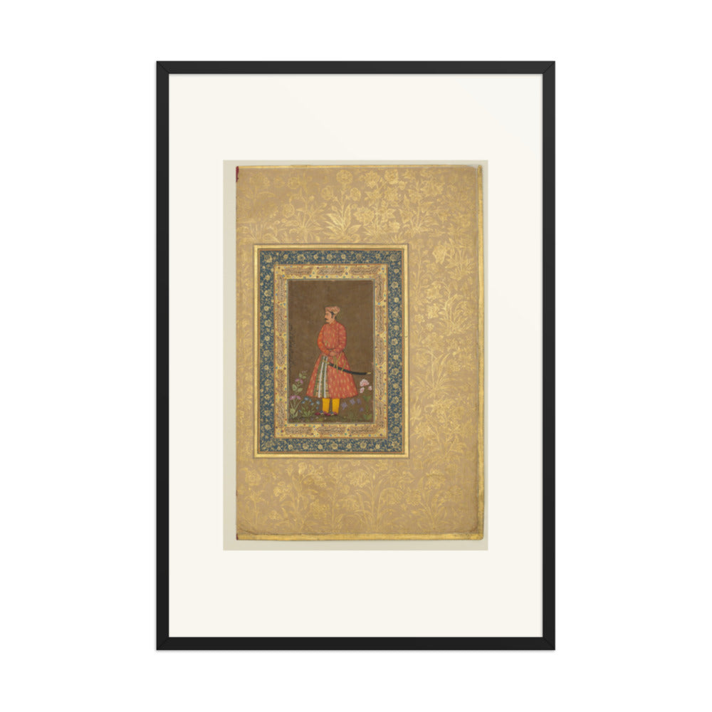 Portrait of Rup Singh — Shah Jahan Album Folio | Restored Mughal Wall Art — view 8