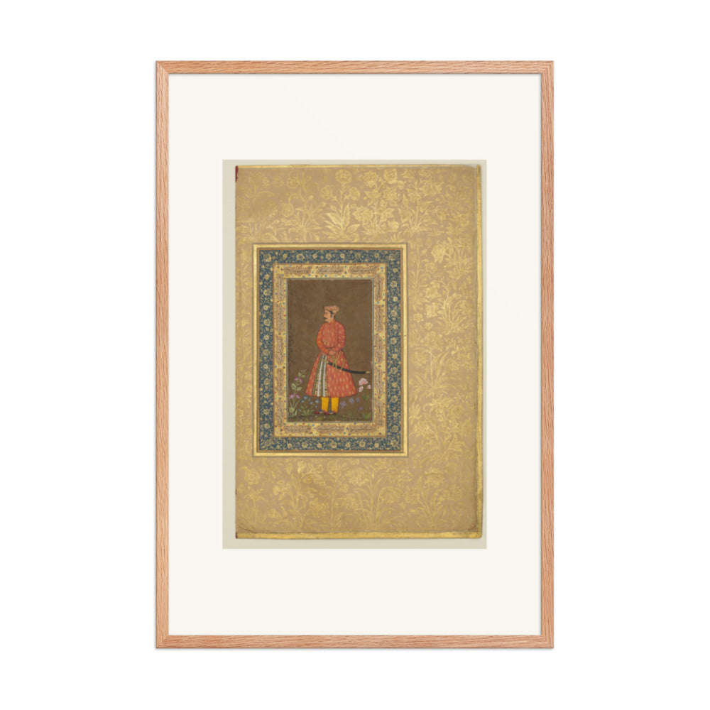 Portrait of Rup Singh — Shah Jahan Album Folio | Restored Mughal Wall Art — view 9