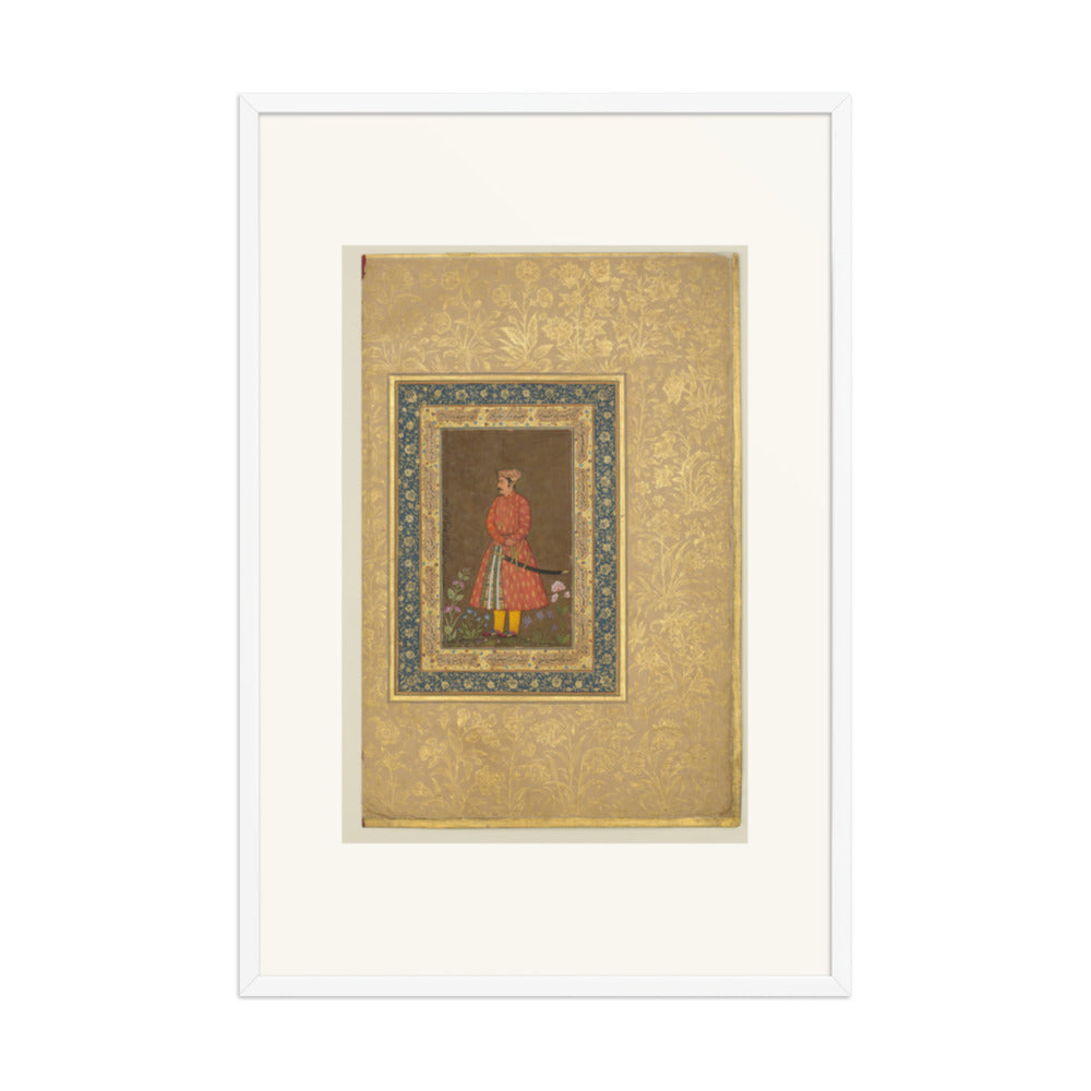 Portrait of Rup Singh — Shah Jahan Album Folio | Restored Mughal Wall Art — view 10