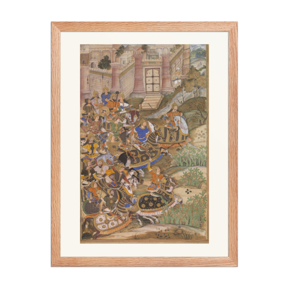 Siege of the Fort — Restored Mughal Wall Art — view 5