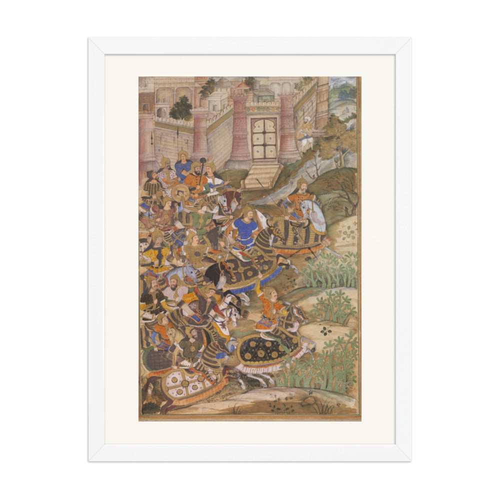 Siege of the Fort — Restored Mughal Wall Art — view 6
