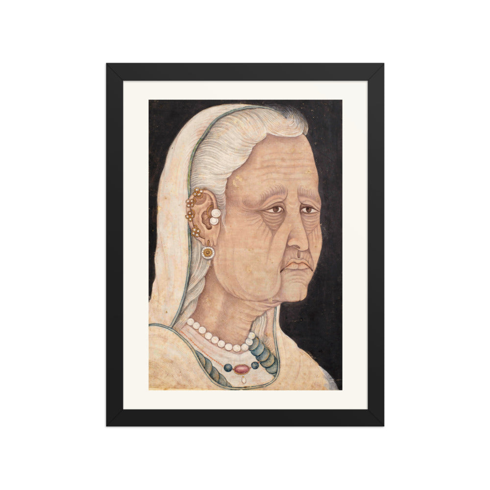 Portrait of Bibi Juliyana | Restored Mughal Wall Art — view 2