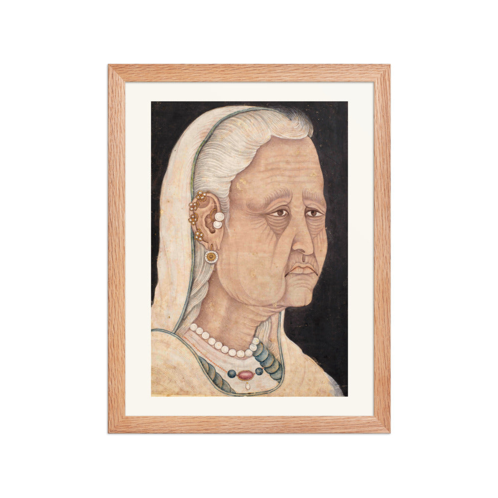 Portrait of Bibi Juliyana | Restored Mughal Wall Art — view 4