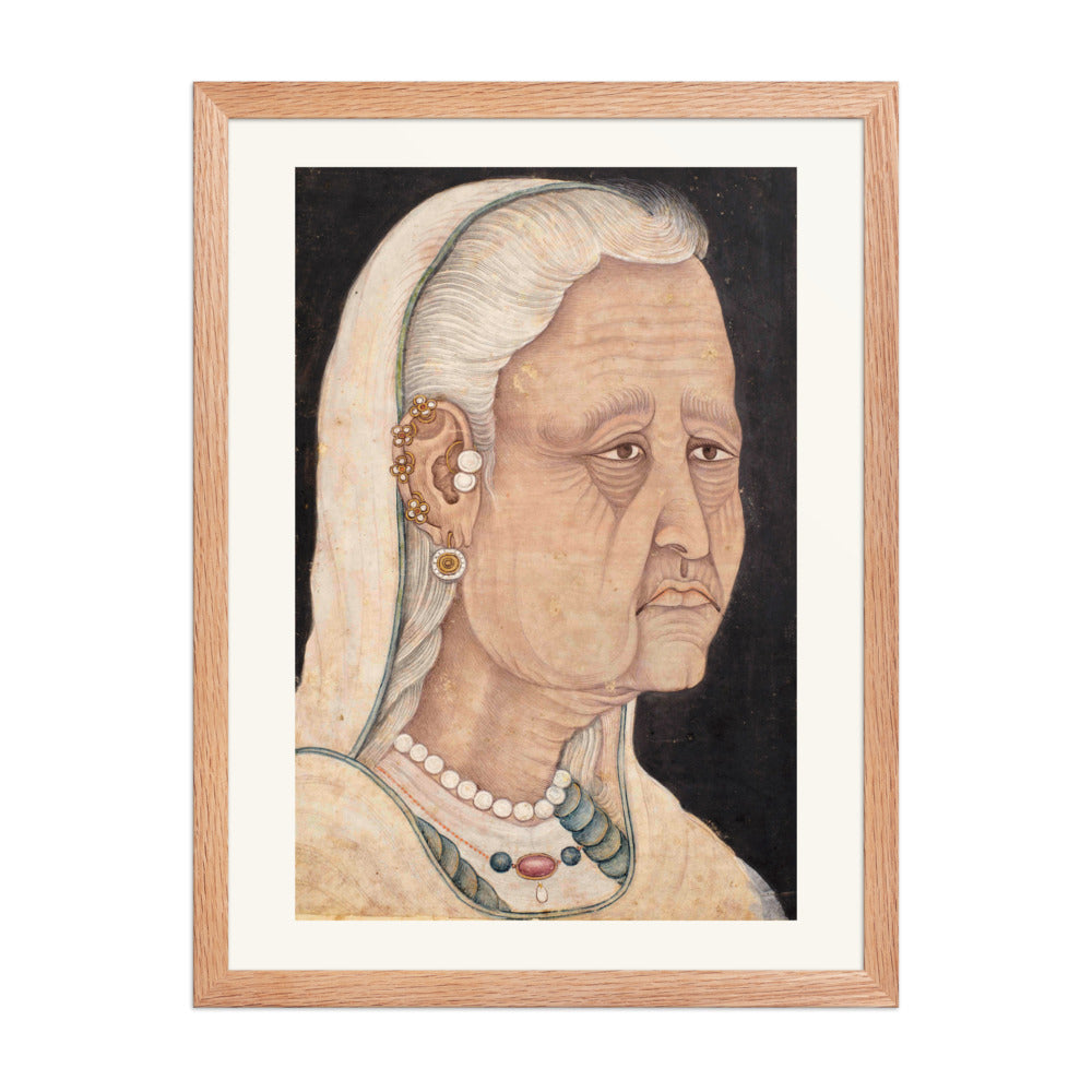 Portrait of Bibi Juliyana | Restored Mughal Wall Art — view 3