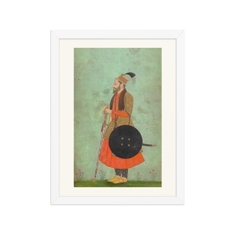 Portrait of Prince Murad Bakhsh, Youngest Son of Shah Jahan (c. 1655) — Restored Mughal Wall Art — view 6