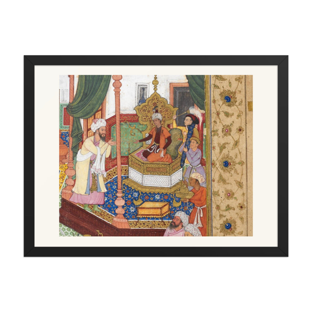 Babur's Enthronement at Farghana, 1494 | Restored Mughal Wall Art — view 1