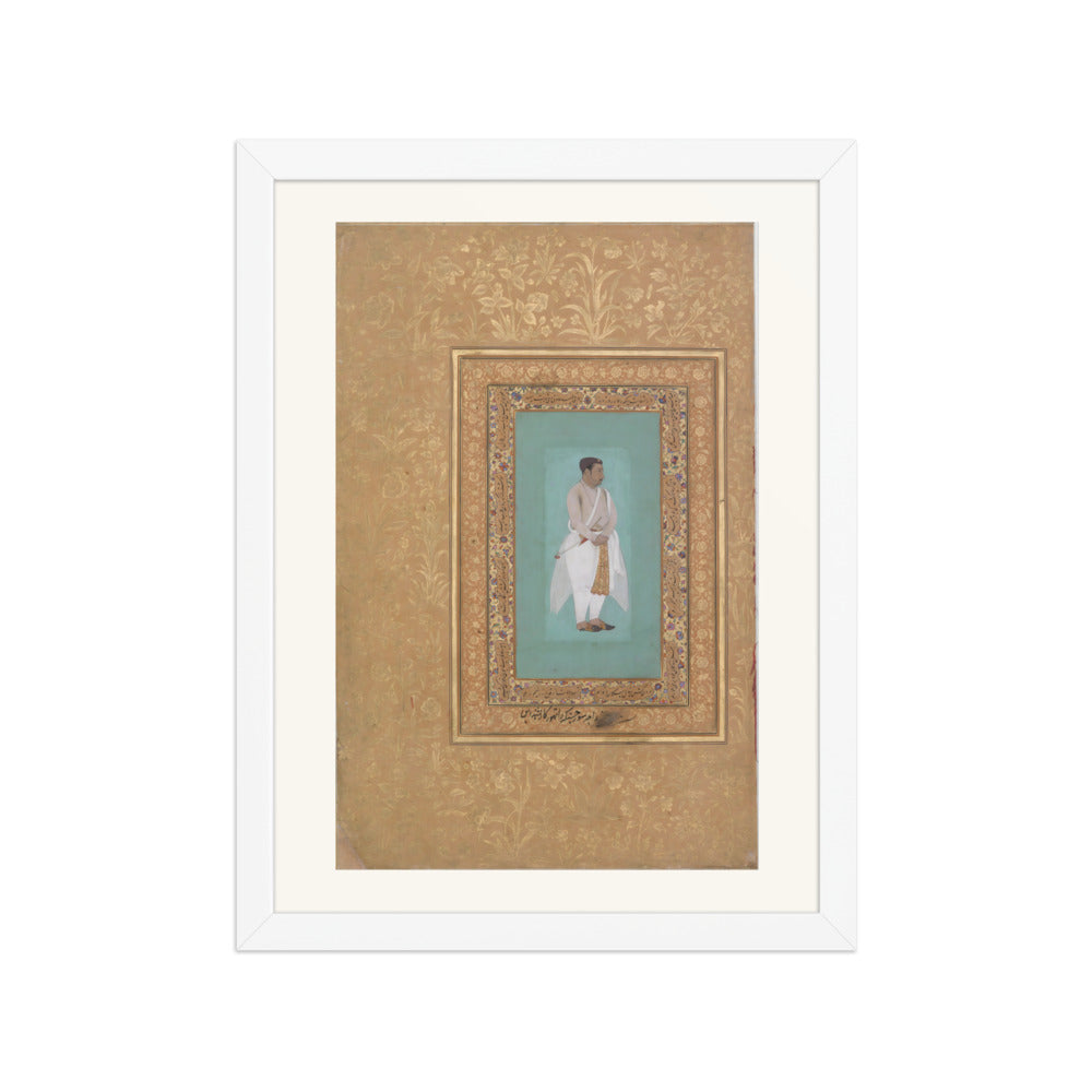 Portrait of Raja Suraj Singh Rathor by Bishan Das | Restored Mughal Wall Art — view 6