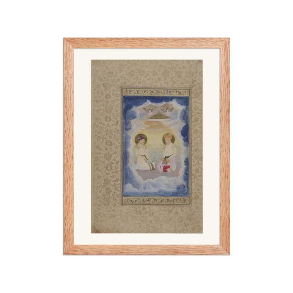 Celestial Enthronement — Restored Mughal Wall Art — view 5