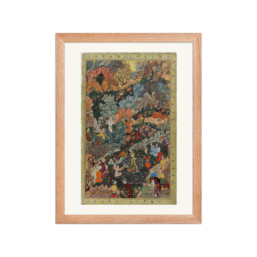 Battle Scene by Dust Muhammad, c. 1550 | Restored Persian Miniature — view 4