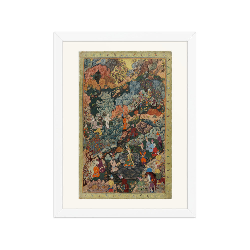 Battle Scene by Dust Muhammad, c. 1550 | Restored Persian Miniature — view 6