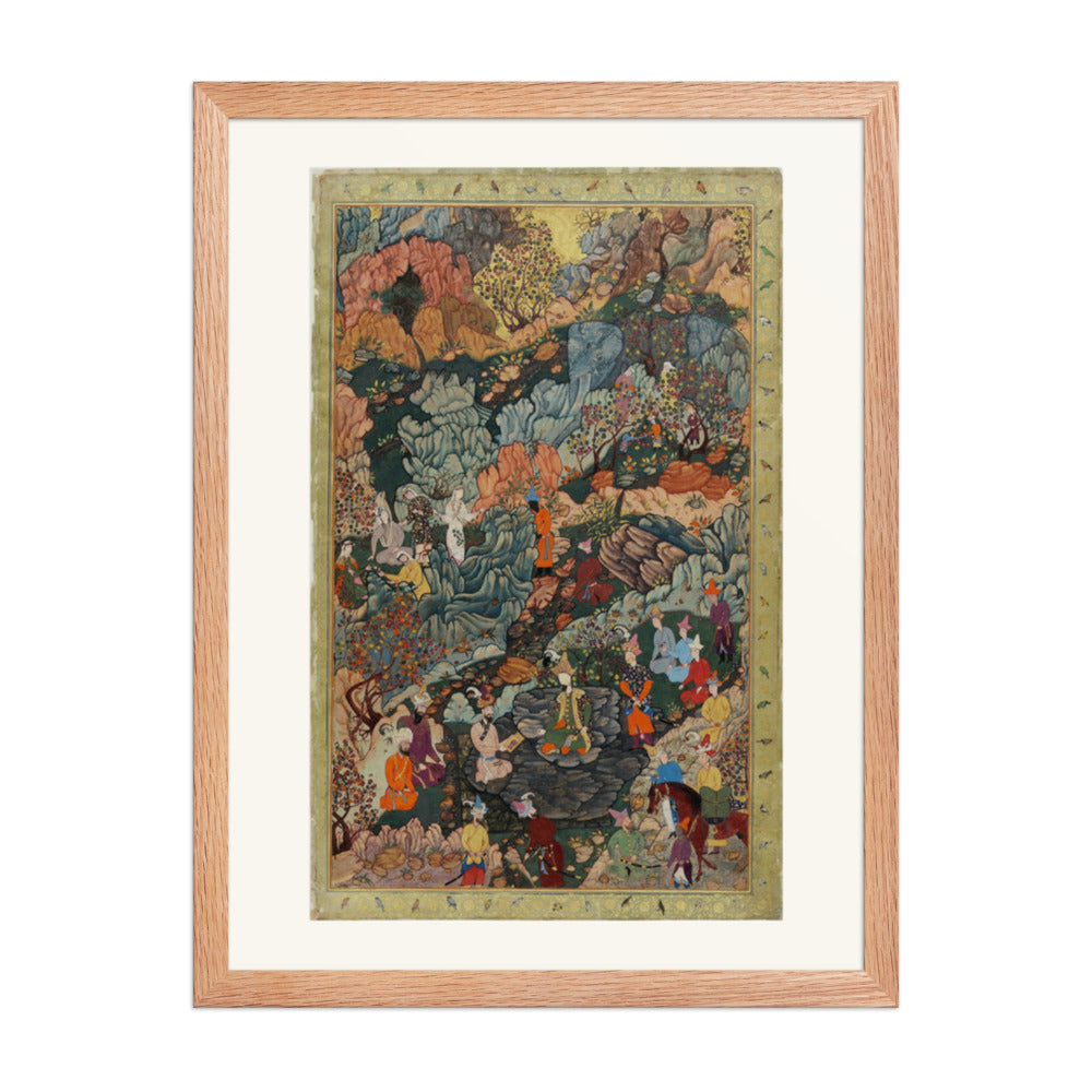 Battle Scene by Dust Muhammad, c. 1550 | Restored Persian Miniature — view 3