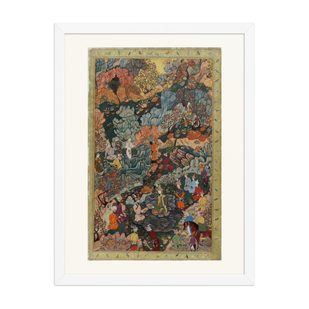 Battle Scene by Dust Muhammad, c. 1550 | Restored Persian Miniature — view 5