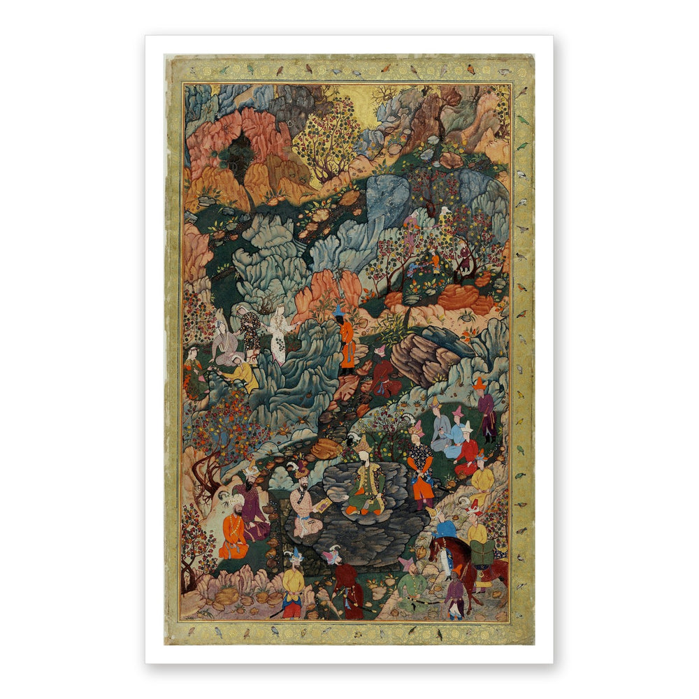 Battle Scene by Dust Muhammad, c. 1550 | Restored Persian Miniature — view 7