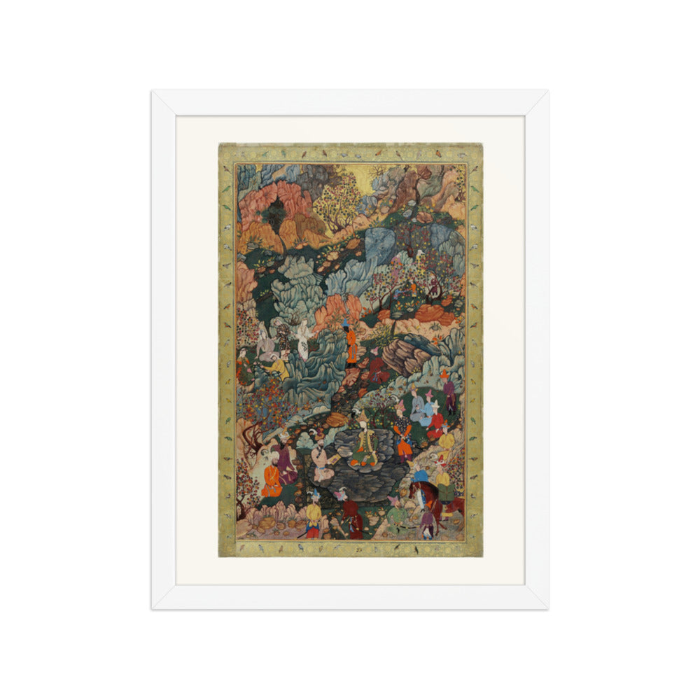 Battle Scene by Dust Muhammad, c. 1550 | Restored Persian Miniature — view 3