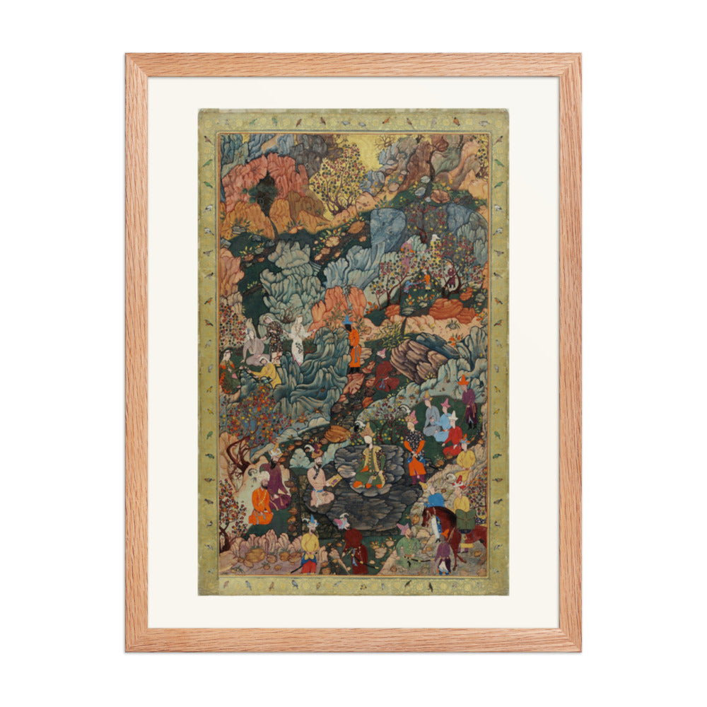 Battle Scene by Dust Muhammad, c. 1550 | Restored Persian Miniature — view 5